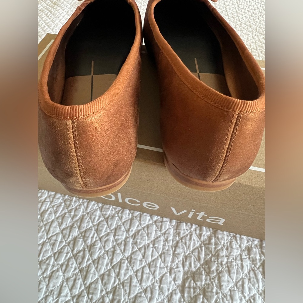 DOLCE VITA “Anisa” Flats in Copper Metallic 7 NEW IN BOX - Picture 5 of 7